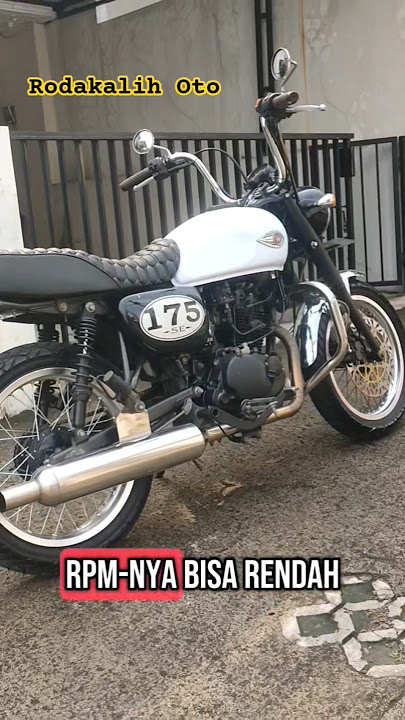 Kawasaki W175, sounds like old British motorbikes #kawasakiw175 #w175