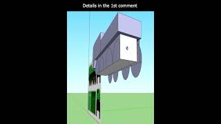 I create a 3D model of a MAZ 535A paper tractor template, GoogleSketchUp 8 program screenshot 1