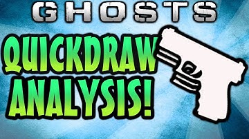 COD Ghosts: Quickdraw Perk Analysis! Side By Side Comparison (Call Of Duty Ghost Perk Guide)