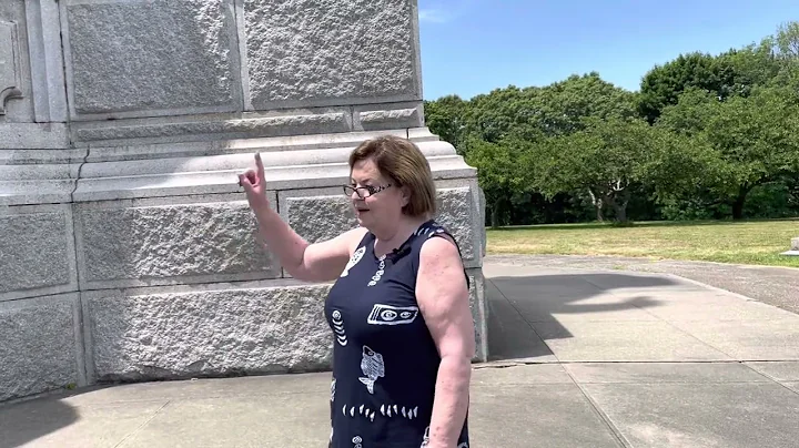 Sheila Holm and the Faith Monument