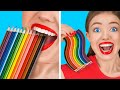 FUNNY WAYS TO SNEAK SWEETS ANYWHERE YOU GO || Sneaky Food Hacks And Tricks By 123 GO Like!
