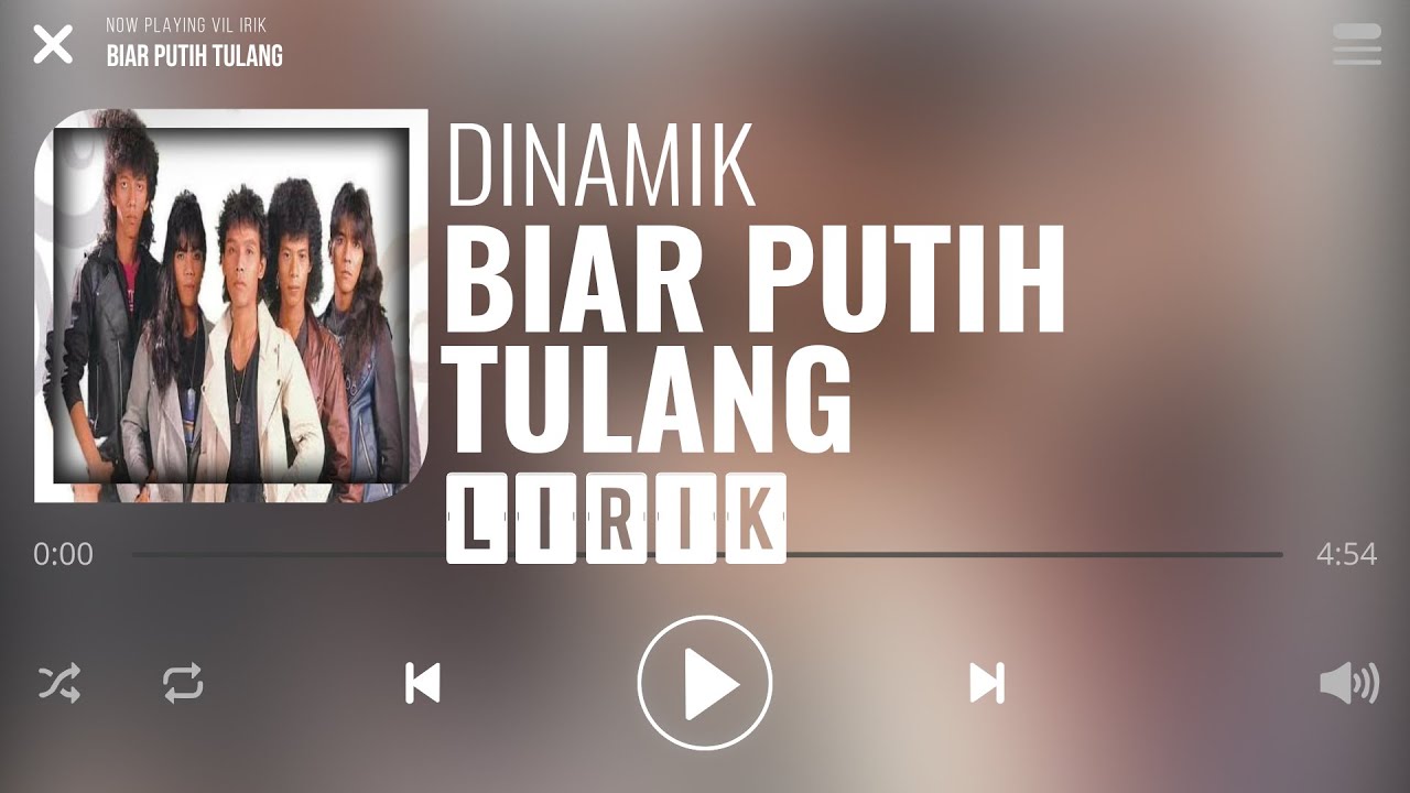 Dinamik - Biar Putih Tulang [Lirik]