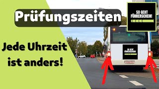 Prüfungszeiten - Jede Zeit hat ihre Besonderheiten! - Führerschein