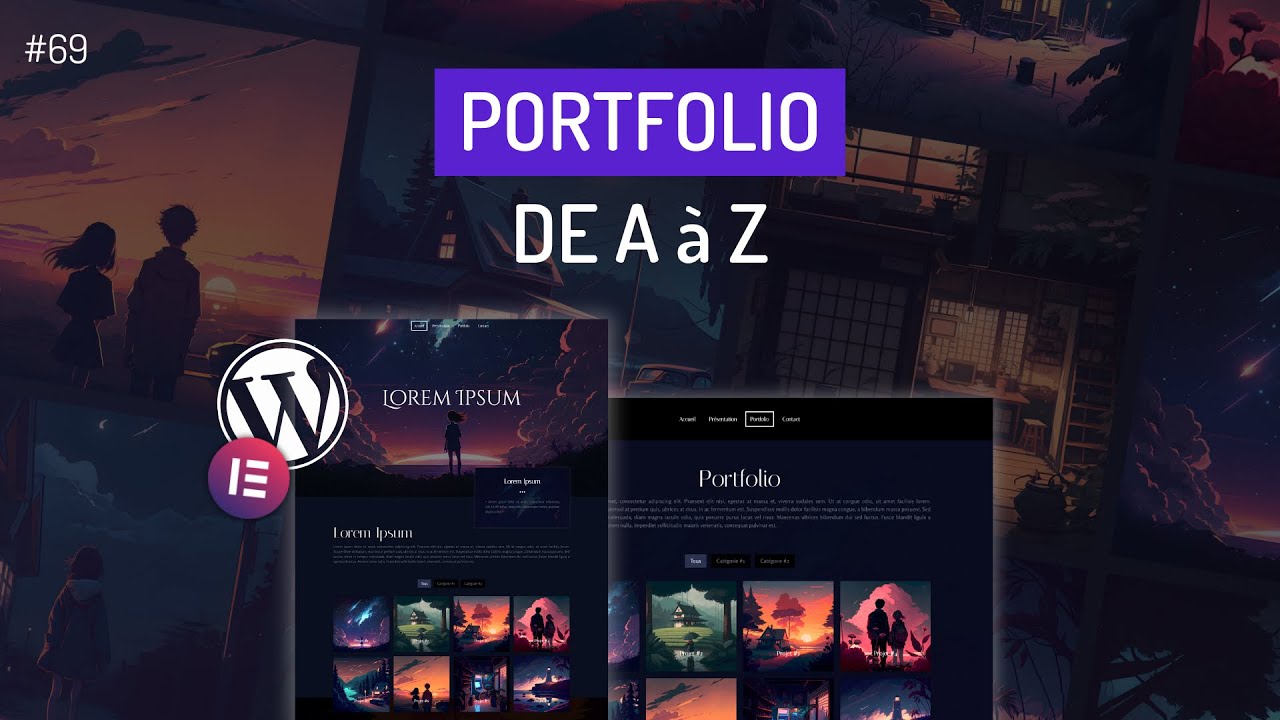 Formation WordPress 2026 : Créer un Portfolio créatif de A à Z (100% GRATUIT - Elementor)
