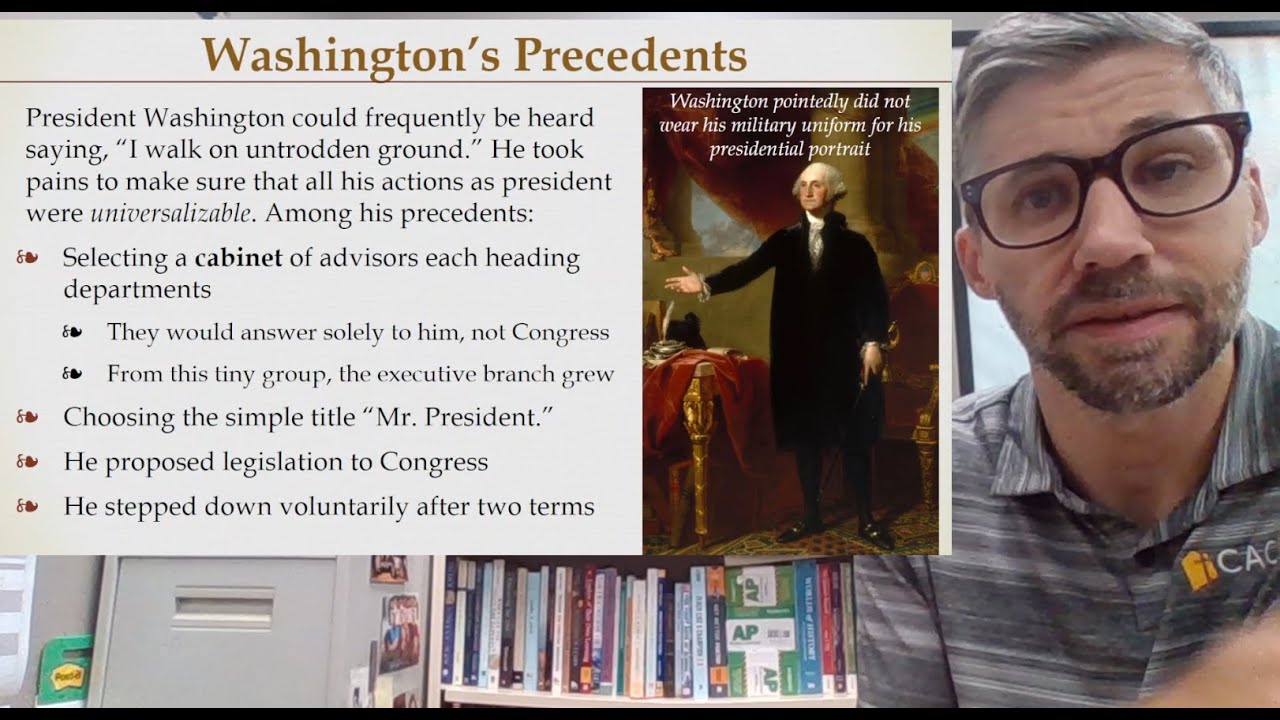 US History Lesson 2.5 Washington's Presidency YouTube