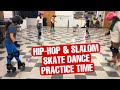 Freestyle skate dance foot work at the class roller dance owl skate school richmond bc