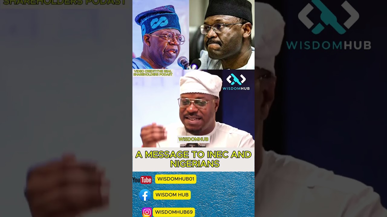 A MESSAGE TO INEC AND NIGERIANS