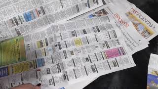 Asmr -Going Through A Week Of Newspapers Page Turning- Some Soft Speaking