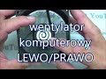 lewo prawo silnik wentylatora