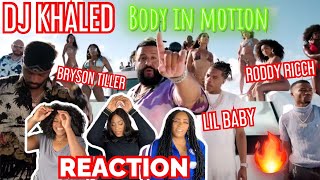 DJ KHALED - Body in Motion (Music Video) ft. BRYSON TILLER, LIL BABY, RODDY RICCH | UK REACTION