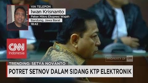 Mulai Tertidur hingga Menangis, Inilah Potret Setnov dalam Sidang KTP Elektronik