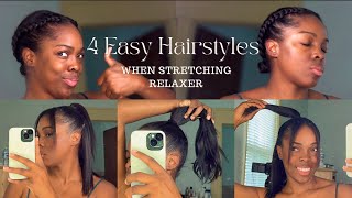 4 Quick &amp; Easy Hairstyles You Can Do While Stretching Your Relaxer