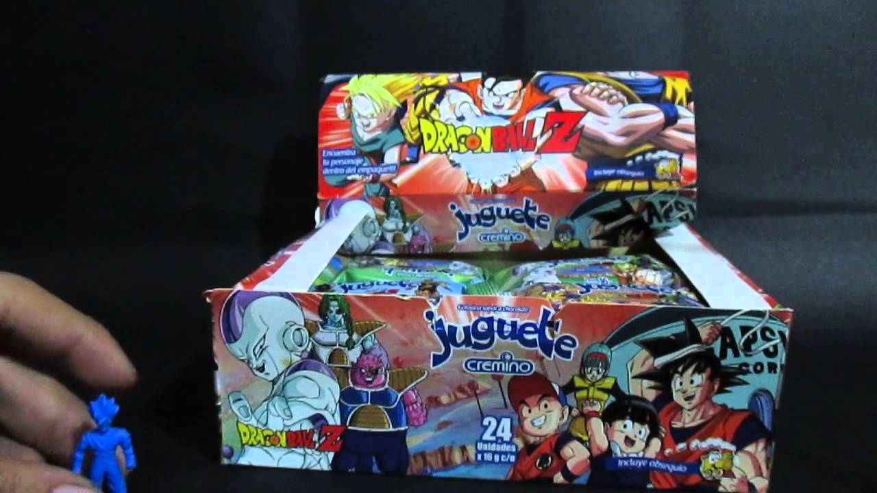 Coleccion Dragon ball Z Chocolate Juguete Parte 1/2 - YouTube