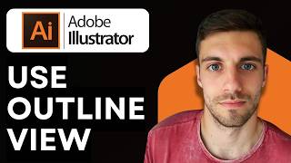 How to Use Outline View in Adobe Illustrator 2026 (Illustrator Tutorial)