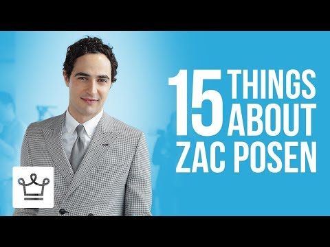 Vídeo: Zac Posen Net Worth: Wiki, Casado, Família, Casamento, Salário, Irmãos