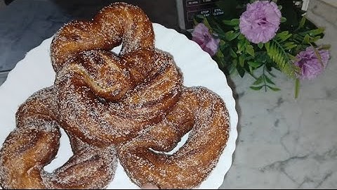 بكأس فارينة حضري هذه الحلوى "تشوروز" مقرمشة وبطريقة سهلة churros 🥨