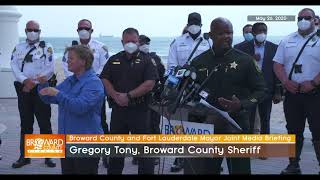 Broward County and Fort Lauderdale Mayor Joint Media Briefing
