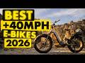 TOP 10 FASTEST E-BIKES OF 2026!