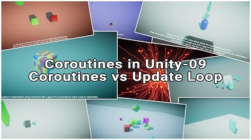 09 Coroutines in Unity-Coroutine vs Update Loop