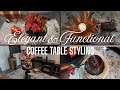 ELEGANT AND FUNCTIONAL COFFEE TABLE STYLING #coffeetable #functional