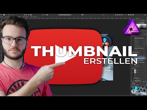 THUMBNAIL ERSTELLEN mit AFFINITY PHOTO | Tutorial Deutsch