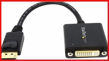 StarTech.com DisplayPort to DVI Adapter - DisplayPort to DVI-D Adapter Video Converter 1080p