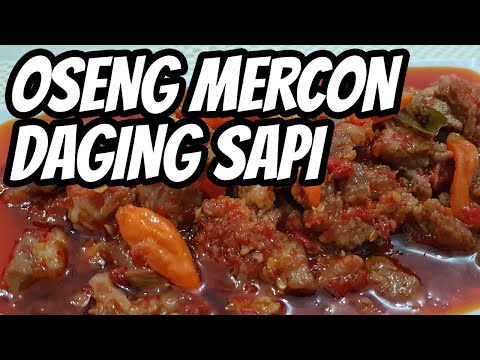 Petunjuk Memasak Resep Cara Membuat Oseng Mercon Daging Sapi Enak Super Pedas Yang Lezat