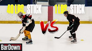 USING A 40-POUND STICK IN A SKILLS COMPETITION