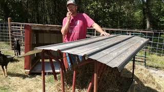 No Waste Hay Feeders for Goats