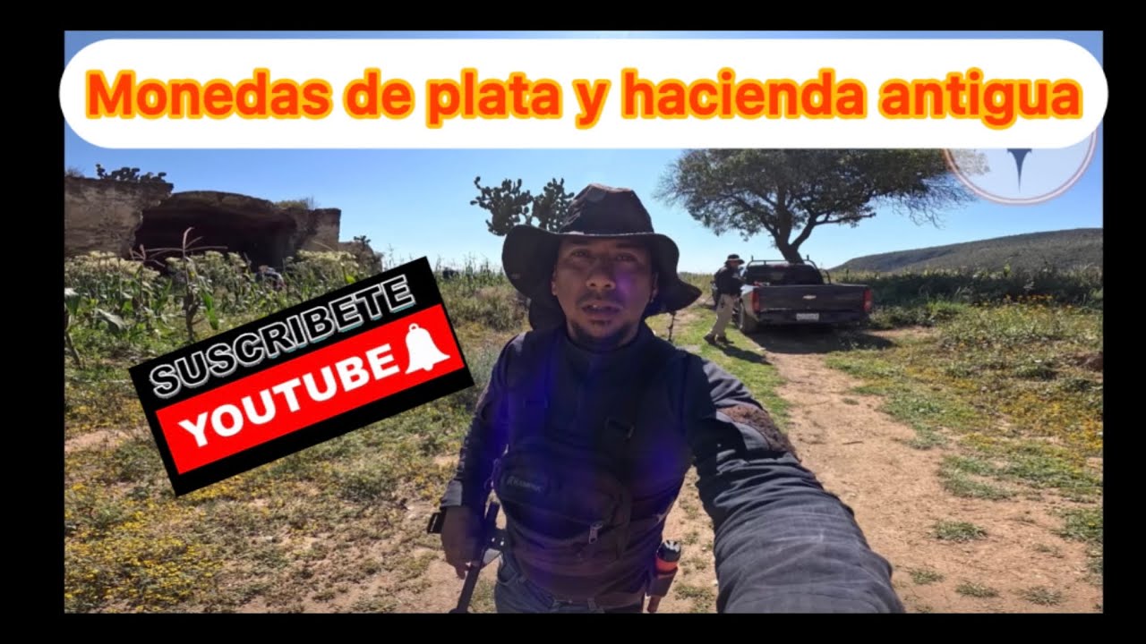 LAS MONEDAS DE PLATA, estaban enterradas MUY PEGADO DE LA HACIENDA 