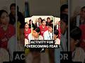 Activity For Overcoming Fear #overcomefear #beconfident #confidence