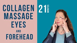 Collagen Boost Massage for Eyes, Anti-Ageing Face Yoga for Eyes and Forehead
