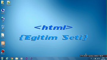 Html ve CSS Eğitimi: Gerekli Programlar (Ders 1)