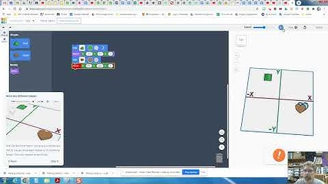 Solutions to  Moving Shapes in Tinkercad Blocks