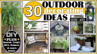 30 OUTDOOR DECORATING IDEAS | DIY PORCH~PATIO~DECK ⭐NEW⭐200+ ideas from Amazon, IKEA, Target \& more