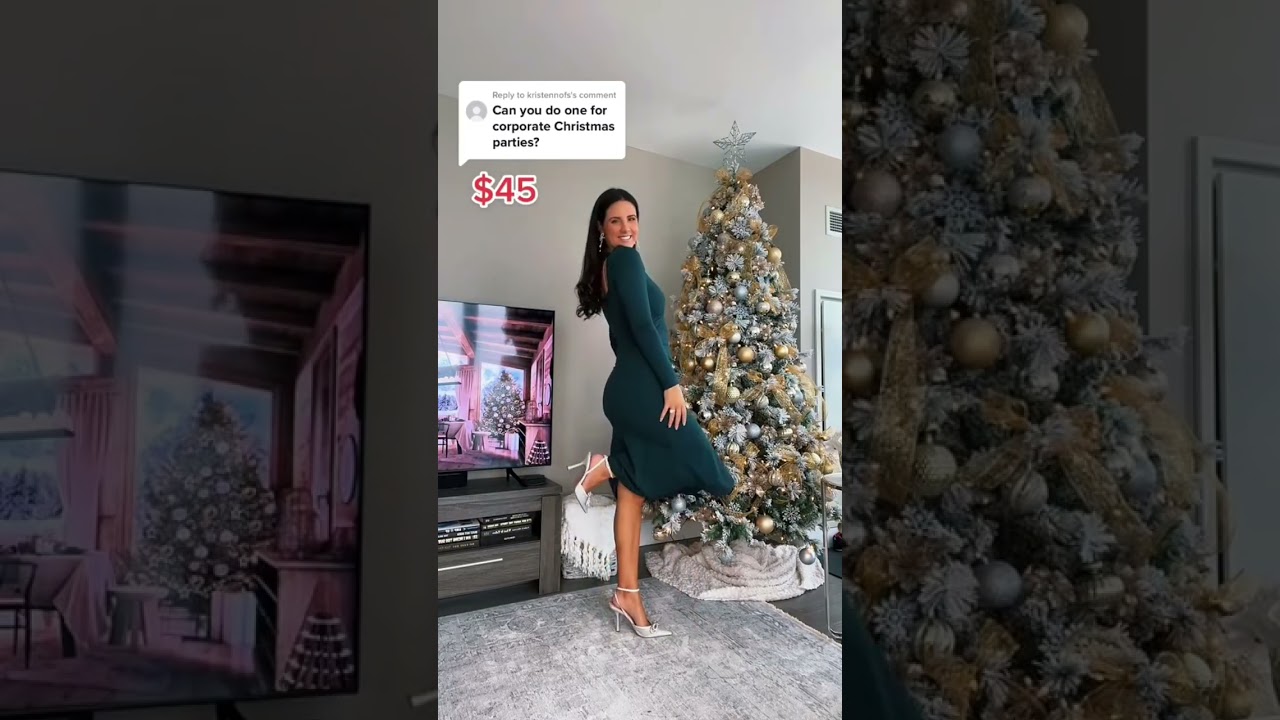 What to wear to a corporate holiday party! Shop on my Amazon storefront 🤍