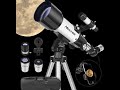 Meezaa telescopio astronmico profesional para nios y adultos 70 mm apertura telescopio refractor