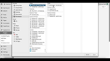 Uploading Plugin ZIP File in WordPress