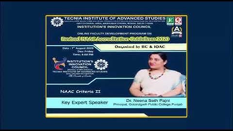 Part-8| Revised Assessment & Accreditation Framework of NAAC