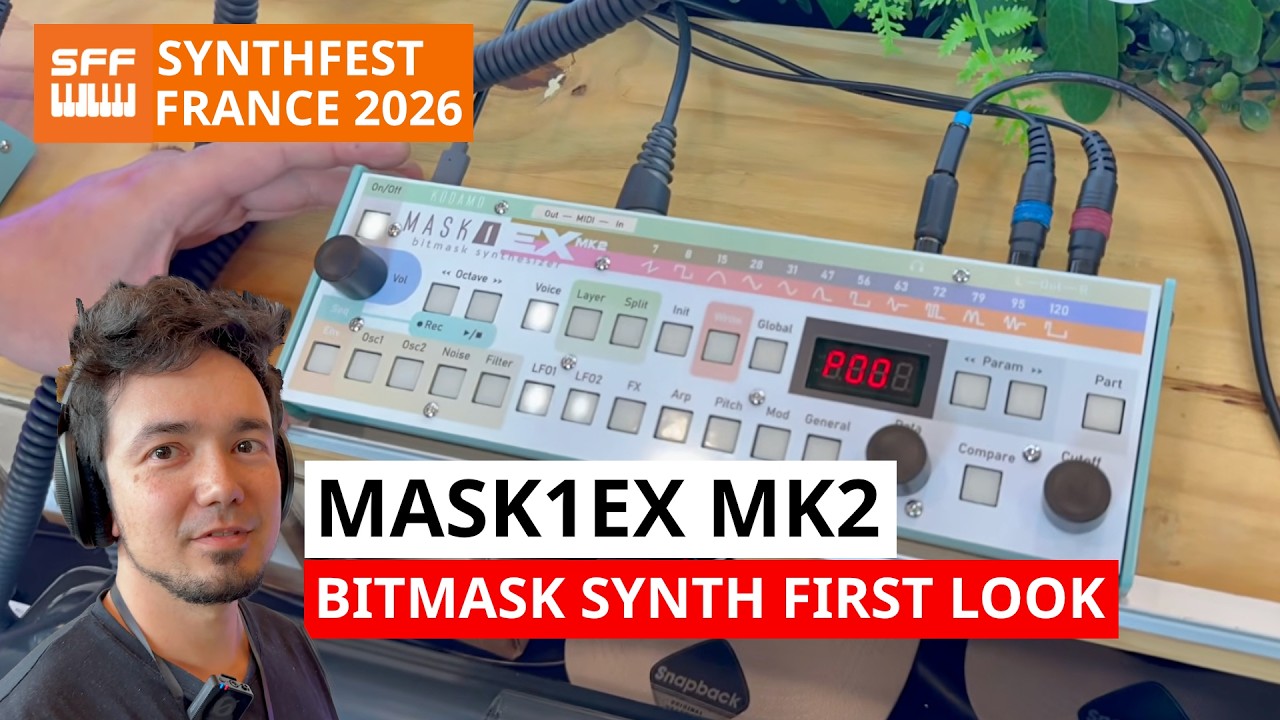 Kodamo MASK1EX MK2 - Multi-Timbral Bitmask Synthesizer First Look