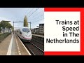 Trains at Speed in The Netherlands