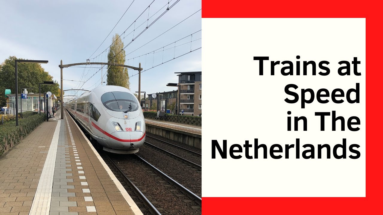 Trains at Speed in The Netherlands