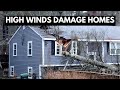 01-10-2024 Marshfield, MA - Large Tree Crashes Through Home - Powerful Winter Storm