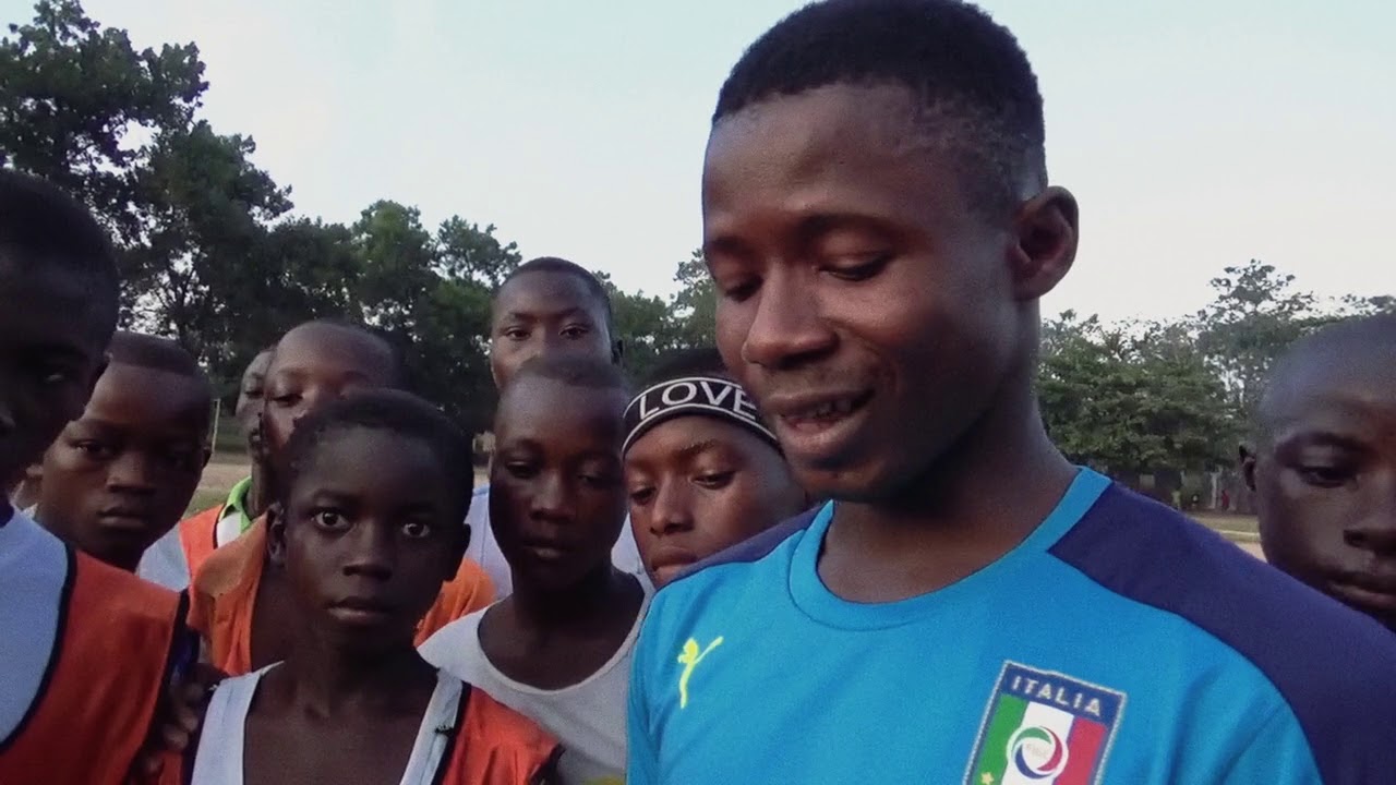 Inauguration of Boajibu Wilberforce Youth Football Program YouTube