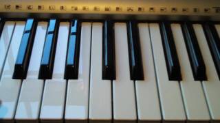 Video thumbnail of "How to Play "Crazy Train" on Piano"