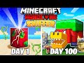 I survived 100 days as a sniffer in hardcore minecraft
