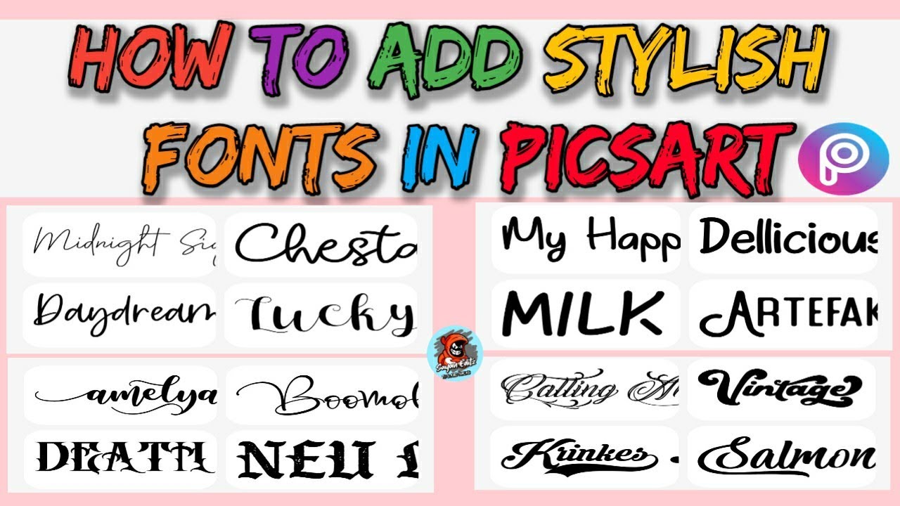  How To Add Stylish Font On Picsart Copy Paste Font Add Method