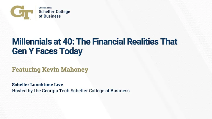 Millennials at 40: The Financial Realities That Gen Y Faces Today, Featuring Kevin Mahoney