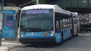 NYCT Bus On Board LaGuardia Airport Bound Nova Bus LFSA M60 SBS via RFK Bridge