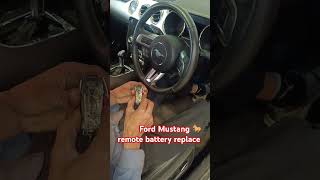 Ford Mustang Remote Battery Replace